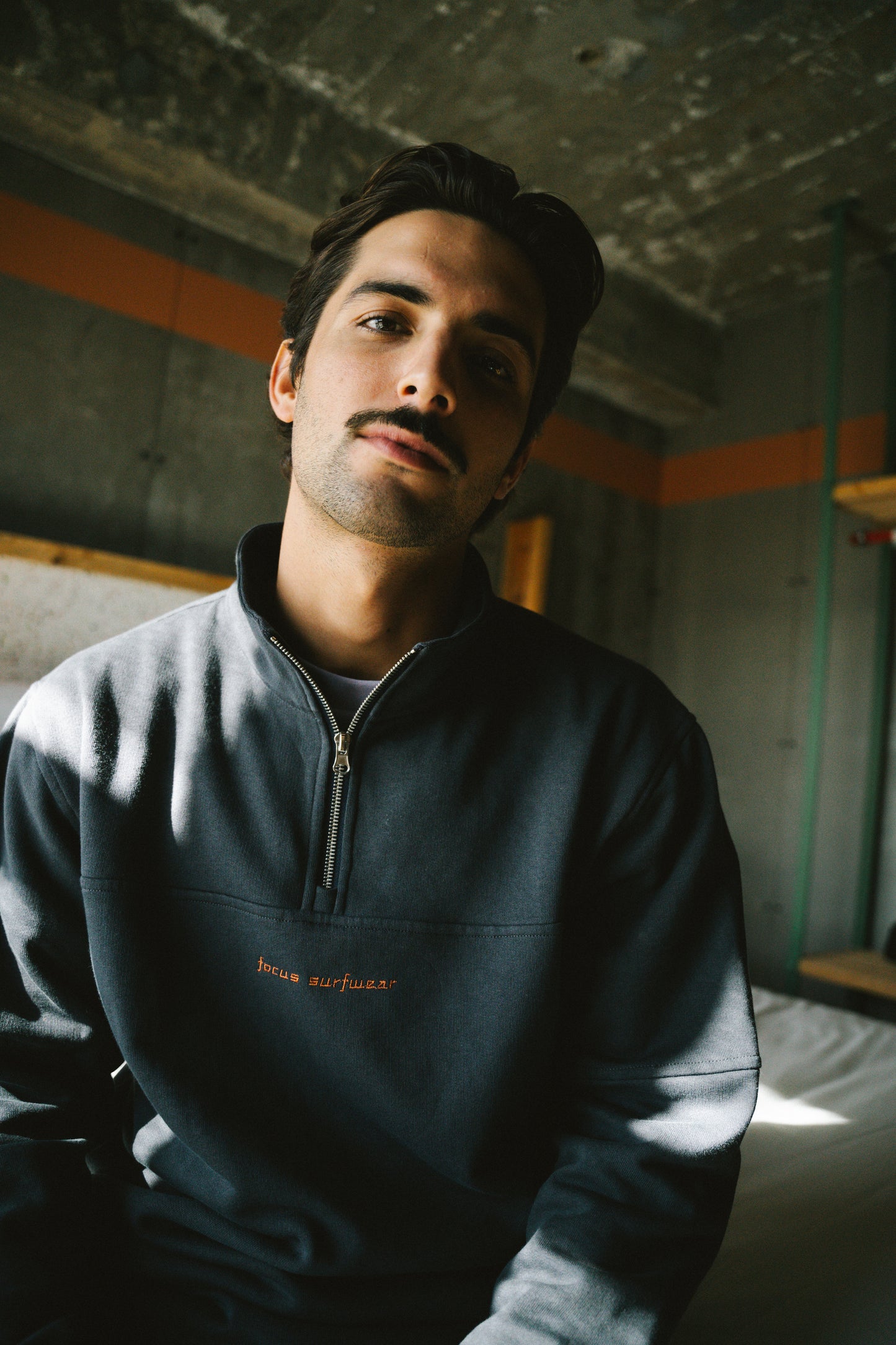 Timeless Dark Grey Half-zip